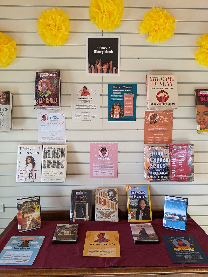 Napa_Library's tweet photo. What are you reading for Black History Month? If you're stumped on what to read, visit our Black History Month book displays at all library locations where we have several books to choose from!
#napacountylibrary #starthere #blackhistorymonth #books #reading https://t.co/PKnNkkseFD