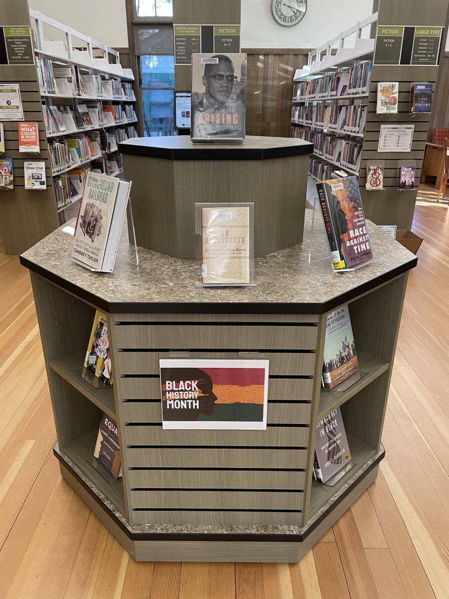 Napa_Library's tweet photo. What are you reading for Black History Month? If you're stumped on what to read, visit our Black History Month book displays at all library locations where we have several books to choose from!
#napacountylibrary #starthere #blackhistorymonth #books #reading https://t.co/PKnNkkseFD