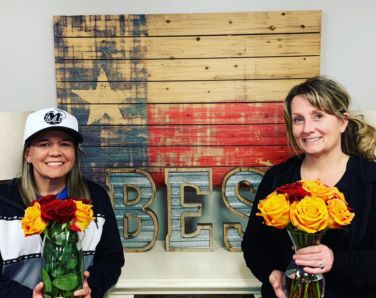 Congratulations to Coach Mac and Mrs. Bauer! They represent Bransford as Paraprofessional and Teacher of the Year for 2021-2022!! ❤️🤠💙