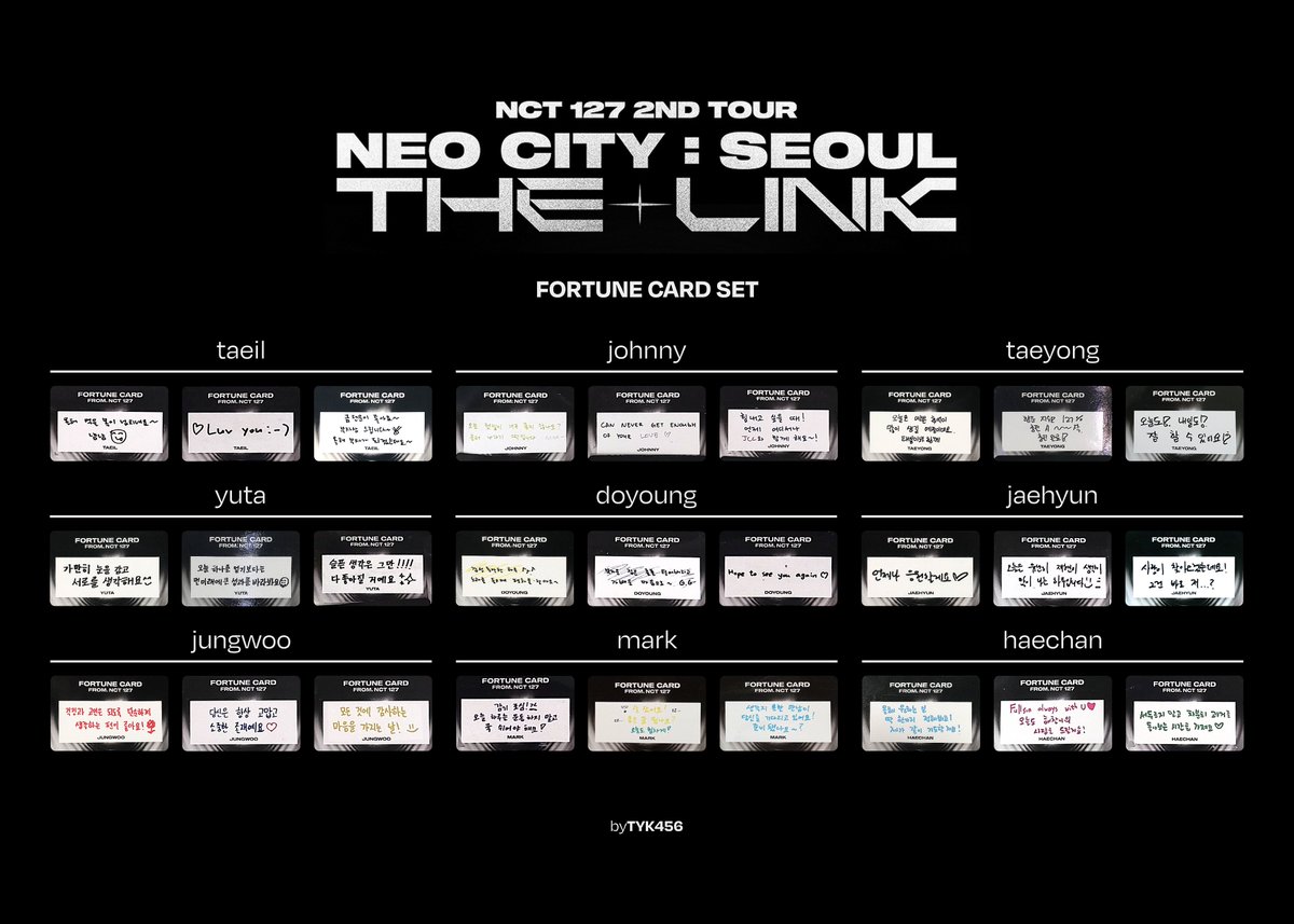 NCT テヨン NEOCITY ソウルコン トレカ NCT NCT127 2nd Tour Neo City Seoul The Link+ 2 Baddies Lucky Draw