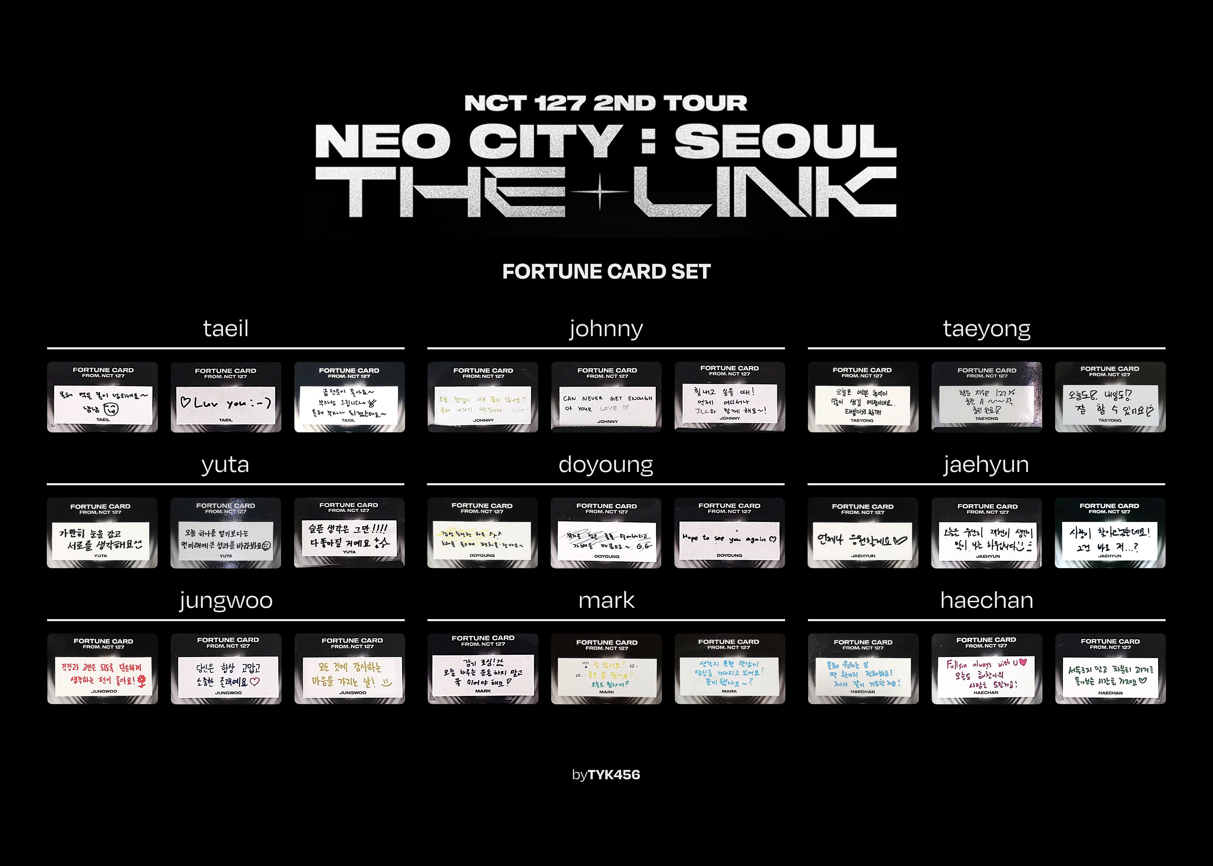 nct nct127 ジョンウ TheLINK MD フォーチュンカード ᷄ɞ•᷅ 🤍 on X: 