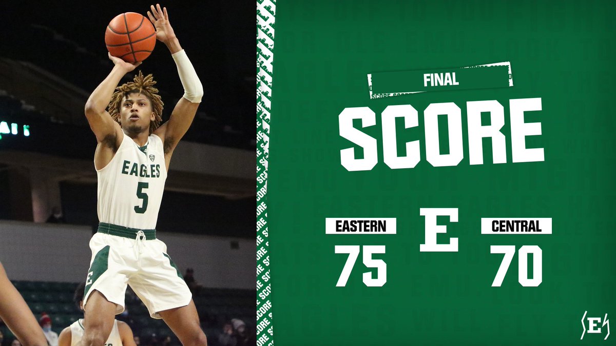 EMU_MBB's tweet photo. Gutsy.

EMU 75, CMU 70

The Eagles are your 2⃣0⃣2⃣2⃣ Michigan MAC Champions 😏

#EMUEagles | #TimEtoSoar https://t.co/IQ6rxZKhnx