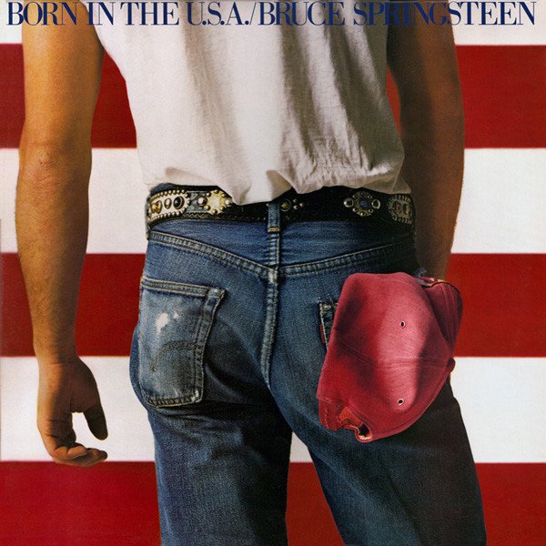 crockpics's tweet photo. Bruce Springsteen album “Born In The USA” went to No. 1 on the UK album charts, February 16, 1985. https://t.co/9m517rqY4Y
