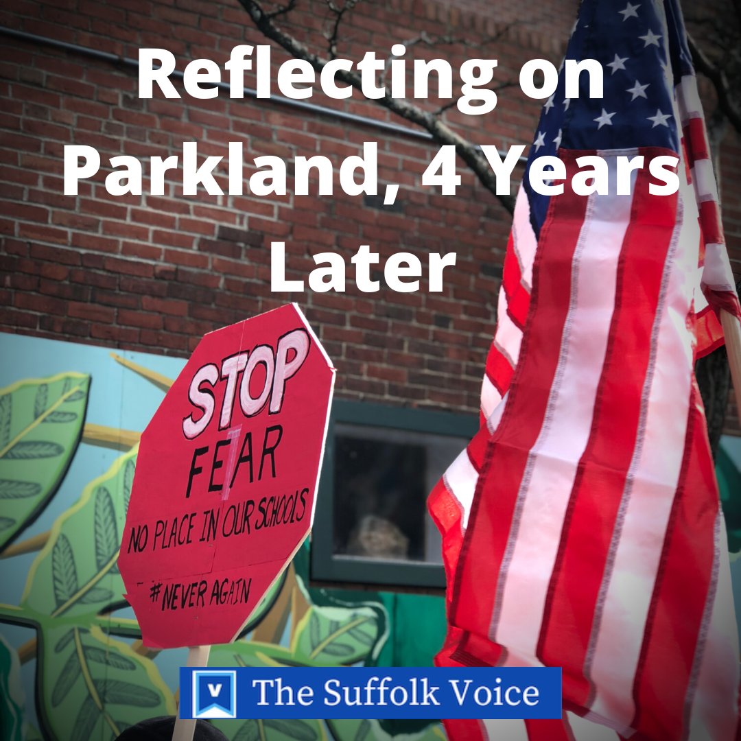 SuffolkVoice's tweet photo. NEW in Opinion by Editor-in-Chief @jackschadwick: "Reflecting on Parkland, 4 Years Later"

4 years after 17 people died in a mass school shooting in Parkland, Florida, Jackson Chadwick calls on the Democratic trifecta in government to take action ->

https://t.co/IFIlrKnCXC https://t.co/aAkGEv62Rt