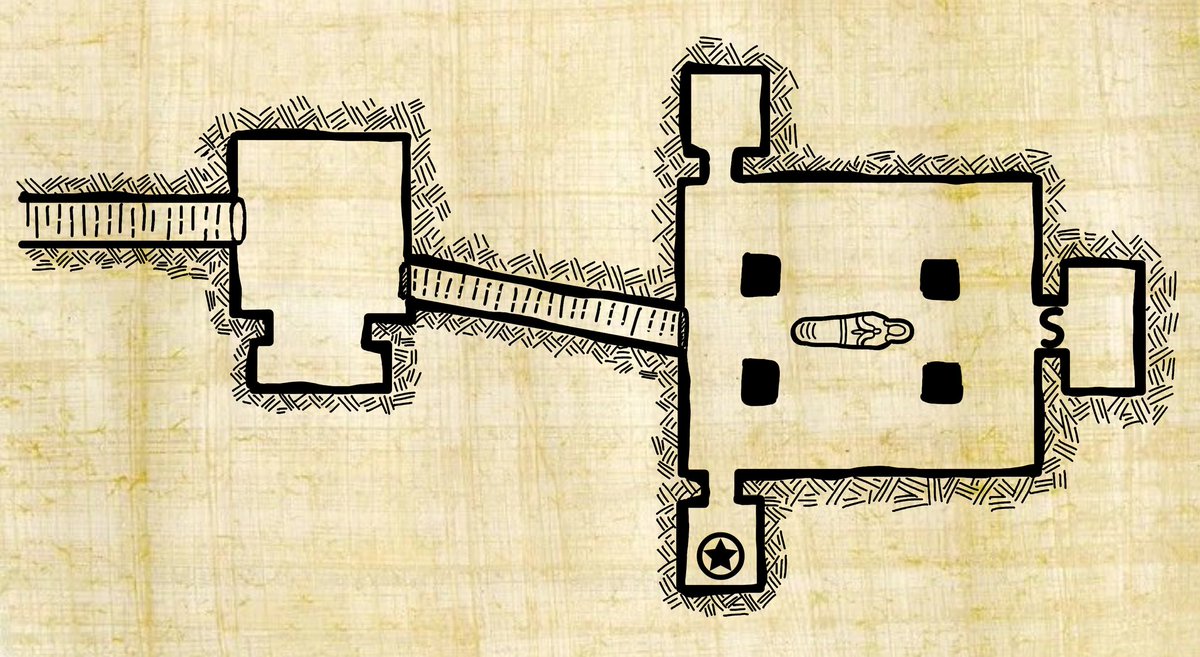 KapithanRPG's tweet photo. A little #dungeon for an egyptian #avdenture.
#ttrpg #RPGLATAM https://t.co/g1slNsbzBr