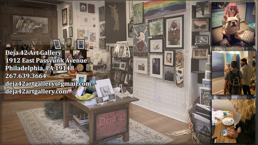 42Deja's tweet photo. Please keep the Deja 42 dream going. We want to stay South Phiily's "gallery of unique fine arts & store of amazing objects."
https://t.co/rQ0B6398UH
#deja42artgallery #savethegallery #eastpassyunk #southphillylife #gofundmecampaign #artists_rescue #artdiscovery #supportarts https://t.co/JwSbMBfbNq