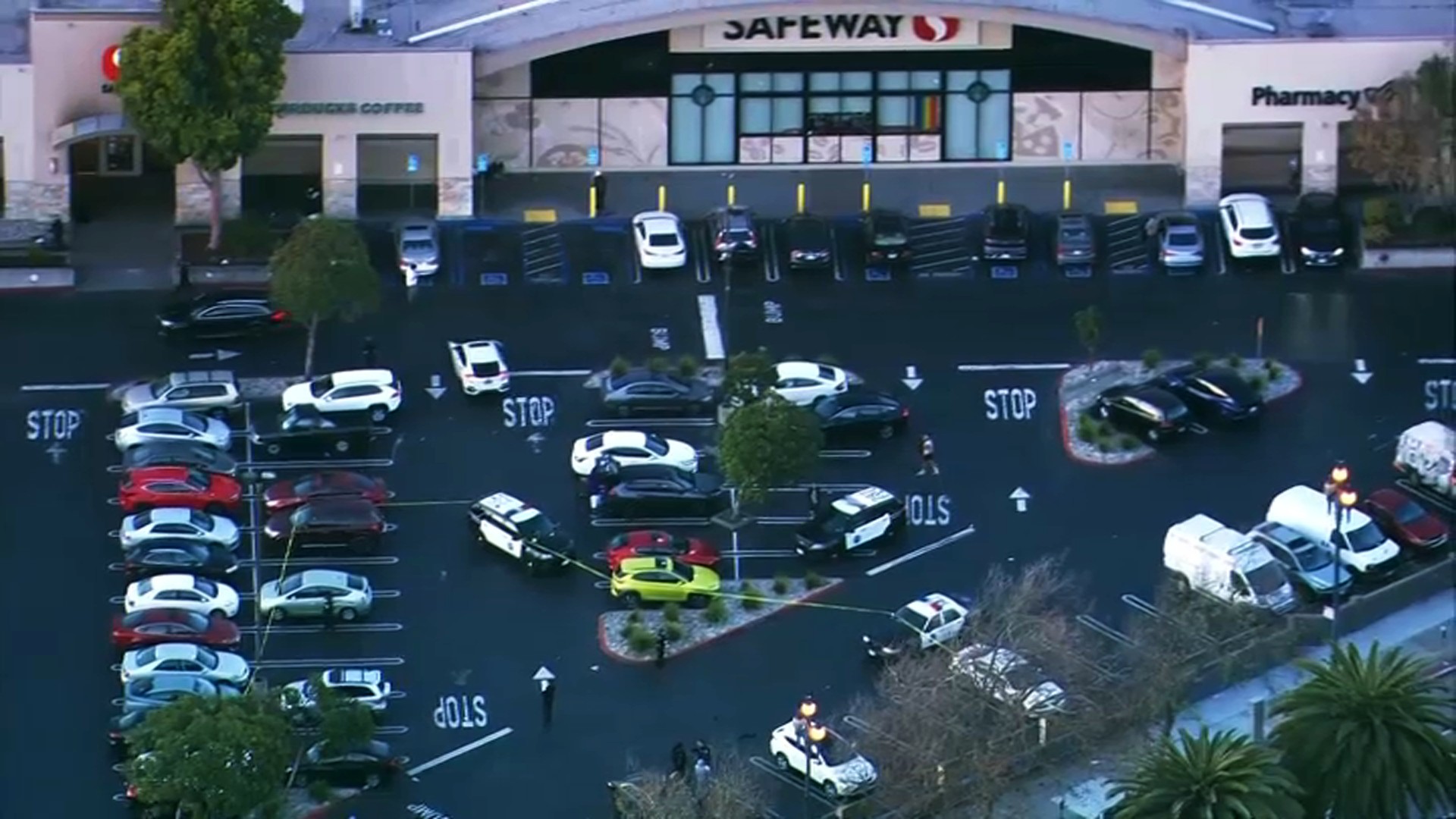 Grocery Store Parking Lot