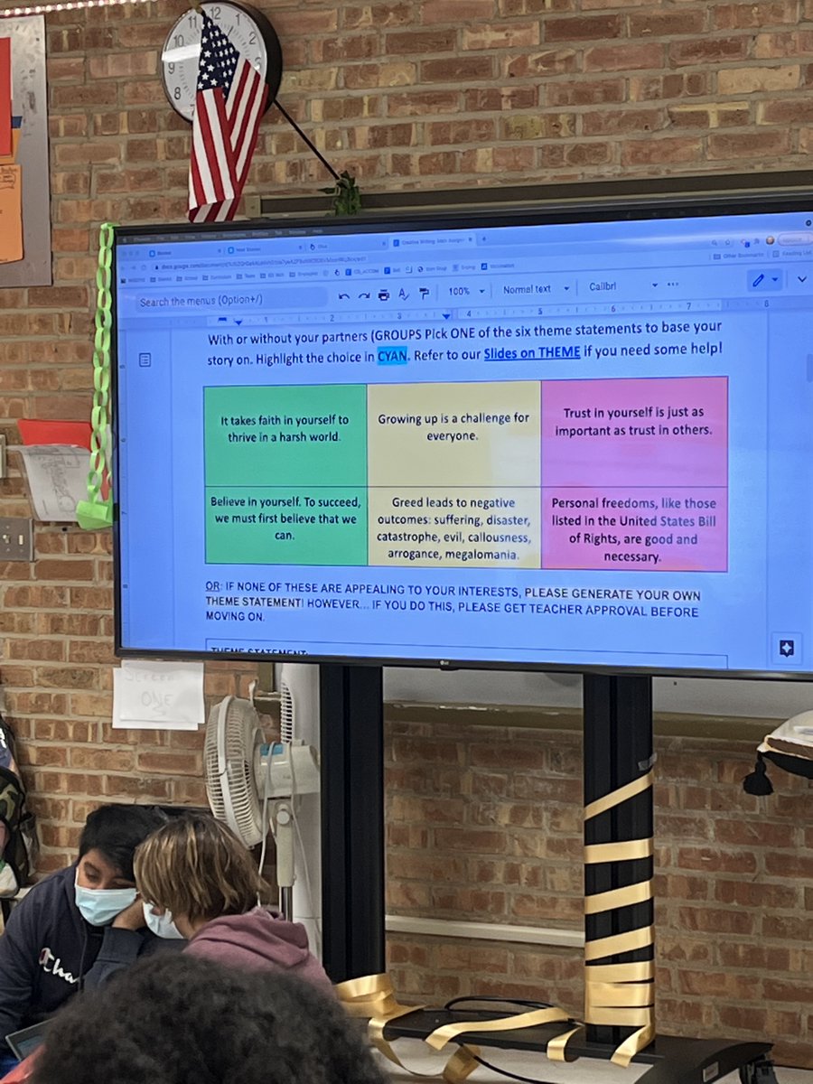 Students have been loving writing their own creative stories based on a theme of their choice OR one they wrote themselves! It's been amazing seeing the creativity, imagery, dialogue, and plot structures come to life in this assessment! #D112Teachers #112Leads