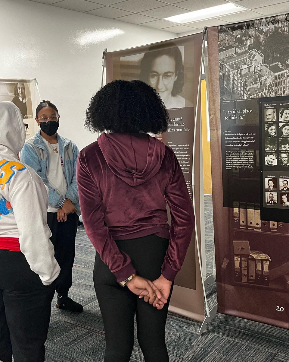 WHSTeacherCadet's tweet photo. Cadets worked on the Anne Frank exhibit with UofSC today. Come see our exhibit March 10 at 6:30 pm. https://t.co/wnDm2EvdGW