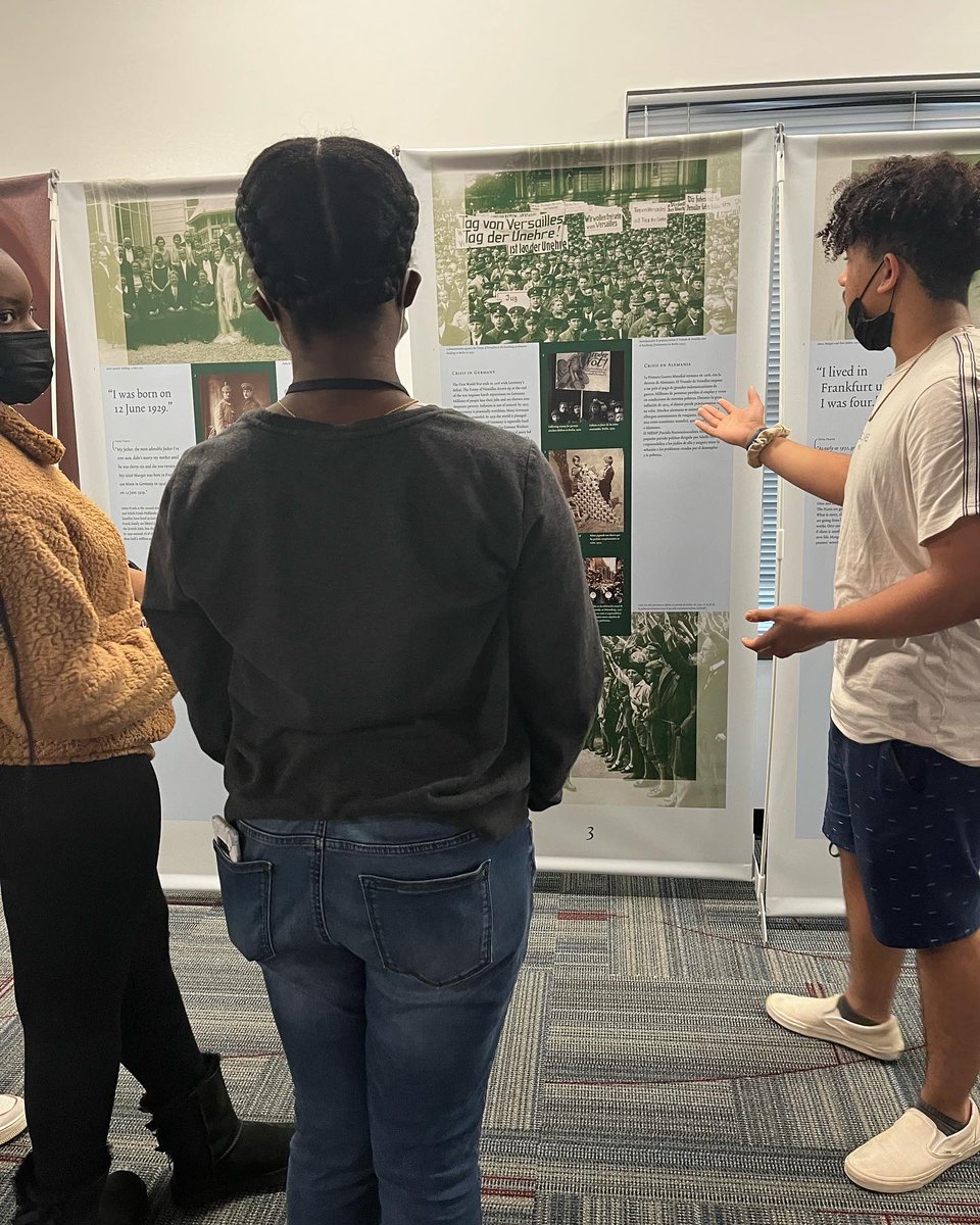 WHSTeacherCadet's tweet photo. Cadets worked on the Anne Frank exhibit with UofSC today. Come see our exhibit March 10 at 6:30 pm. https://t.co/wnDm2EvdGW