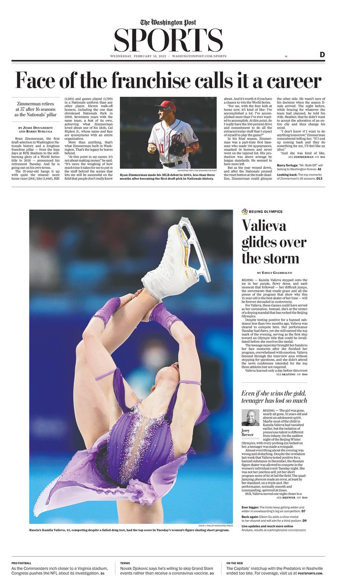 briannaschroer's tweet photo. Ryan Zimmerman made history as the first draft pick in Washington Nationals history. He helped the Nats win the 2019 World Series. Tuesday, his career in DC came to an end when he announced his retirement.

A look back at Zimmerman's illustrious career in Wednesday's @postsports: https://t.co/4LvLg3wepz