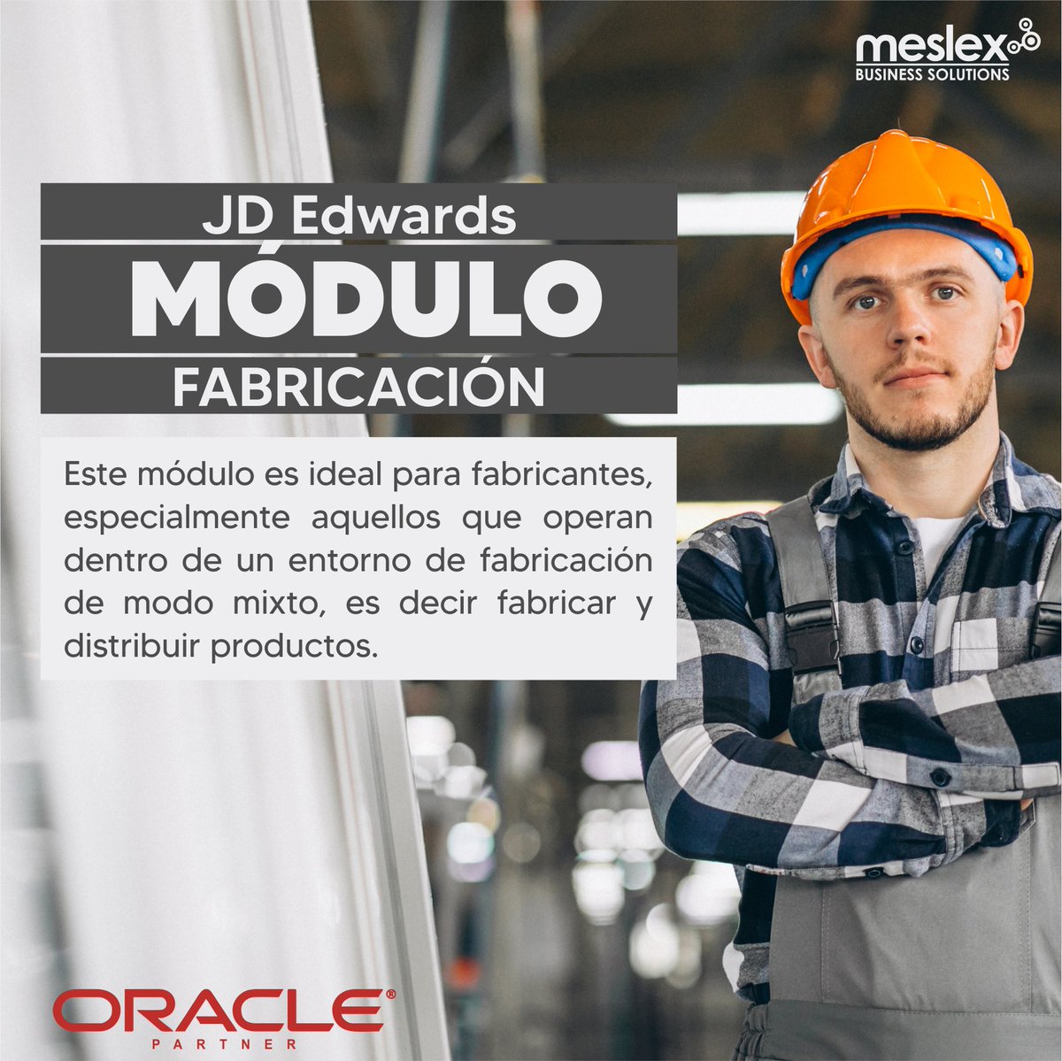 meslexbs's tweet photo. ¿Tu empresa cumple con el rol de fabricante y distribuidor de tus productos? El módulo de Fabricación de JDE está especialmente diseñado para empresas como la tuya, ya que optimiza tus recursos y satisface las expectativas del cliente en cuanto a calidad, precio y entrega. https://t.co/hlTZXzeyXC