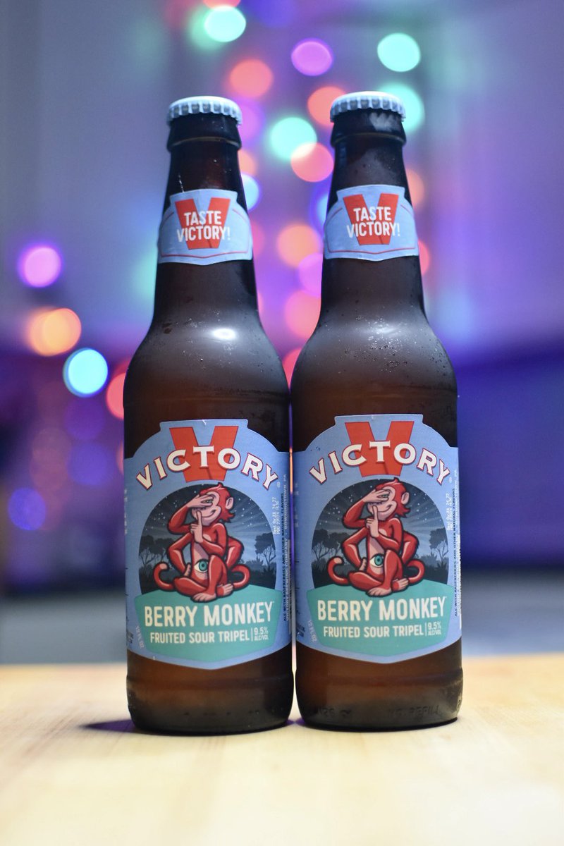 boozedancing's tweet photo. Hey hey it's a Monkey!
No, not Davy, Michael, Peter, or Mickey.
We're talking about the Monkey that comes out of @VictoryBeer.
#BerryMonkey is it's name.
Raspberries are in the game.
Click the link to find out what we thought of it.
#CraftBeer
https://t.co/BCLE8ok1ug https://t.co/qkhXq00FZs