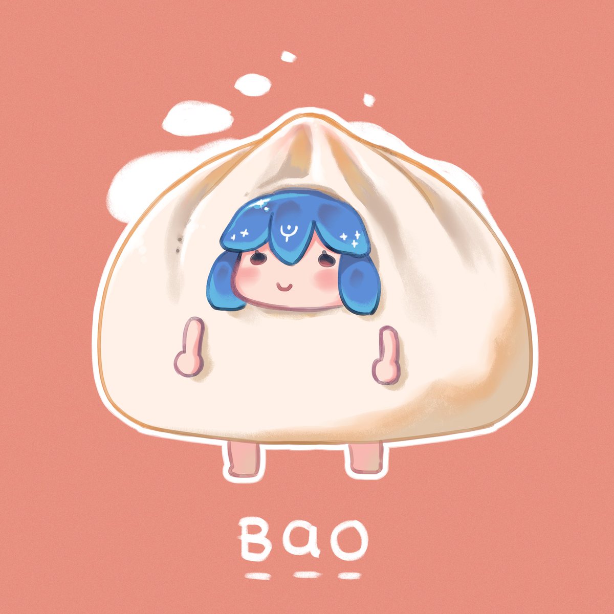 「✨BECOME A STEAMY BAO BUN TODAY✨
✧ https:」|Bao 🐳 52-Hertz Whaleのイラスト