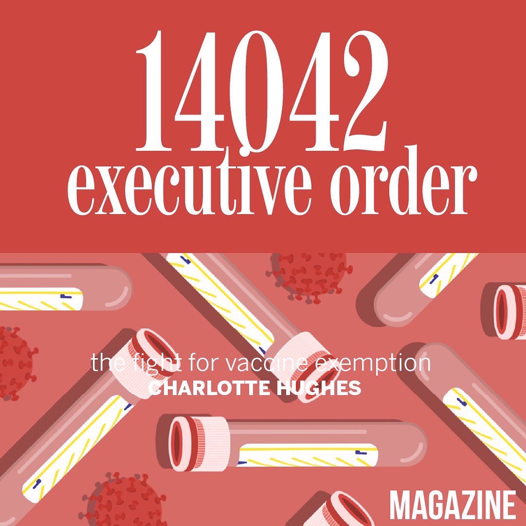 ydnmag's tweet photo. MAGAZINE | Executive Order 14042: The Fight for Vaccine Exemption 

“Rob Frost clutches a simple black notebook containing a single piece of paper, folded in half. The letter reveals that he seeks an exemption from the COVID-19 vaccine.”

Words by Charlotte Hughes. #vaccine https://t.co/jU0Qed3vd2