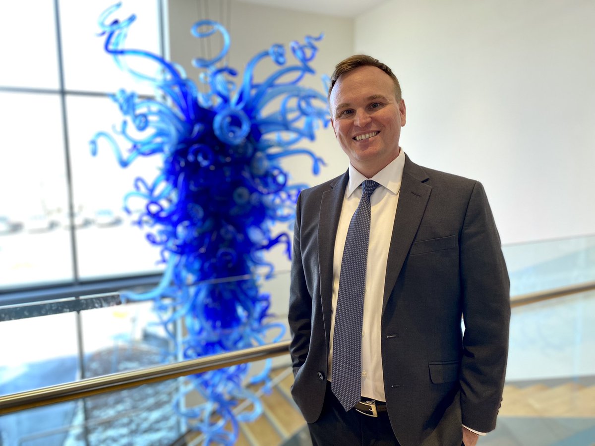 The New Britain Museum of American Art was thrilled to welcome Brett Abbott today for his first day as Director and CEO. #NewBritain @HartfordBiz