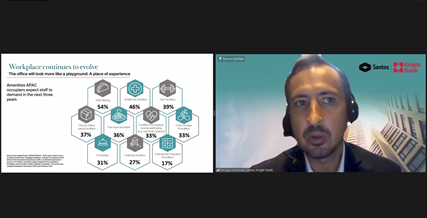 Morgan McGilvray: "The office will evolve from a place where you 'have to go' to one which employees will 'want to go' " #MediaBriefing