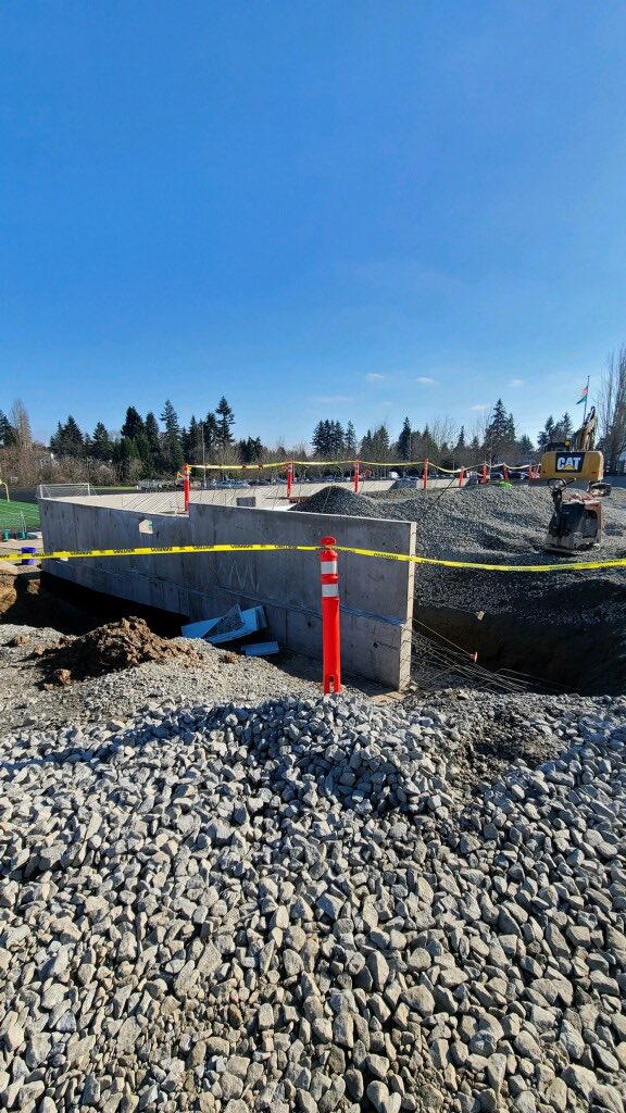 Peanuts, popcorn, hot dogs…all for <a href="/CRHeadofSchool/">;</a> and his students! Vapor Barrier for future basement which will be the concession area at CRHS. #vpsamazing