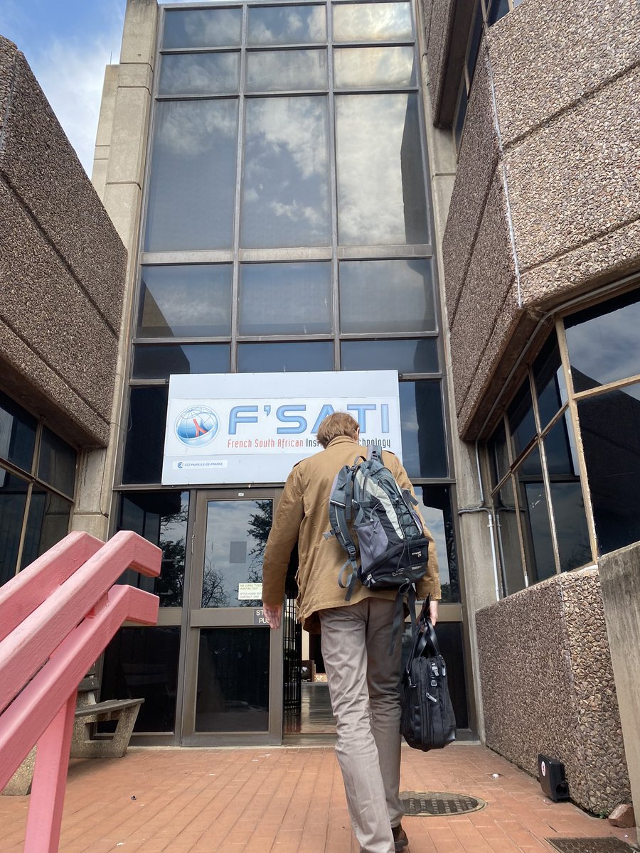 DiengLam's tweet photo. Visite du F’sati -French South Africa institute of technology @ Tshwane university of technology @UGustaveEiffel https://t.co/g43JlzPolE