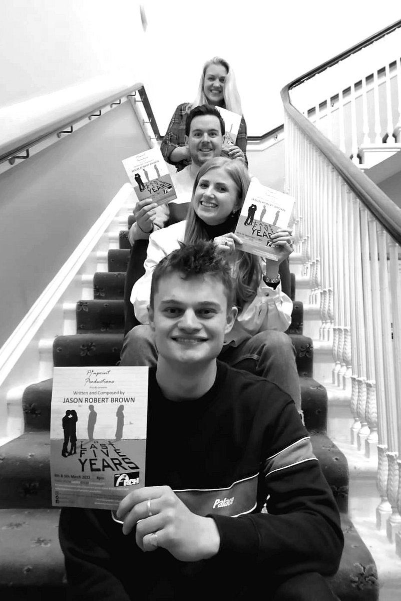 16 days until opening night...

Have you got your tickets yet?

ticketsource.co.uk/pinpoint-produ…

#thelastfiveyears #theatre #localtheatre #musical #jasonrobertbrown #hampshire #southampton #eastleigh #acting