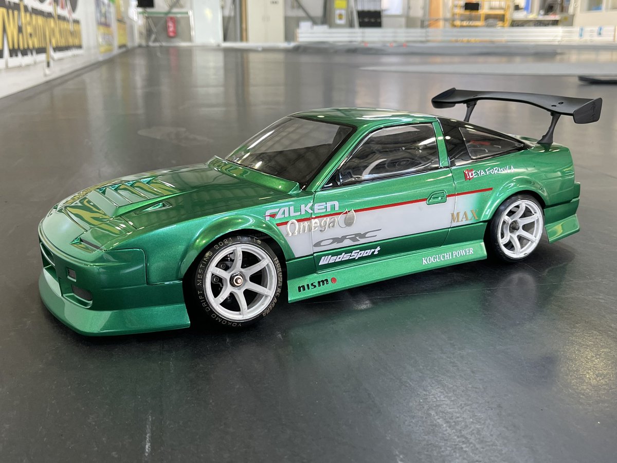 180SXにボディ変えました✨ NEWボディは懐かしの帝王古口さんカラー