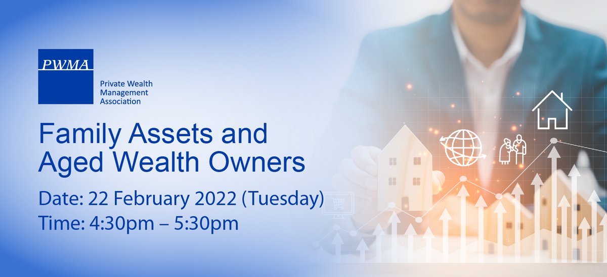 PWMA_HK's tweet photo. Experienced practitioners from #STEP will discuss the issues faced by families with #agedwealthowners, capacity issues faced by private bankers and financial institutions, available legal tools and guidelines for persons with capacity issues and dementia.
#PWMA #familyassets https://t.co/97ddwpZ5Ht