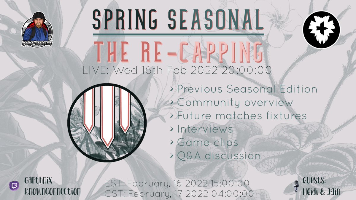 KnownConnection's tweet image. Catch me LIVE on twitch to discuss Spring Seasonal at 8pm

twitch.tv/knownconnection

@hell_let_loose #Hellletloose #SpringSeasonal #twitch #LiveStreaming