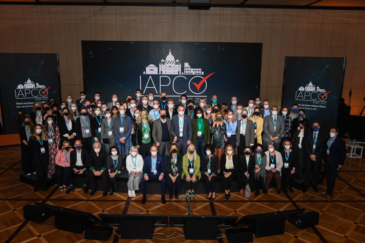A big group of passionate #eventprofs and <a href="/iapco/">IAPCO</a> members community! All together on stage at #IAPCO2022! 
What did you enjoy the most of those special days in the Eternal City? <a href="/AIMGroupInt/">AIM Group Int</a> <a href="/ega_worldwide/">Ega worldwide congresses & events</a> <a href="/OIC_Group/">OIC Group</a>