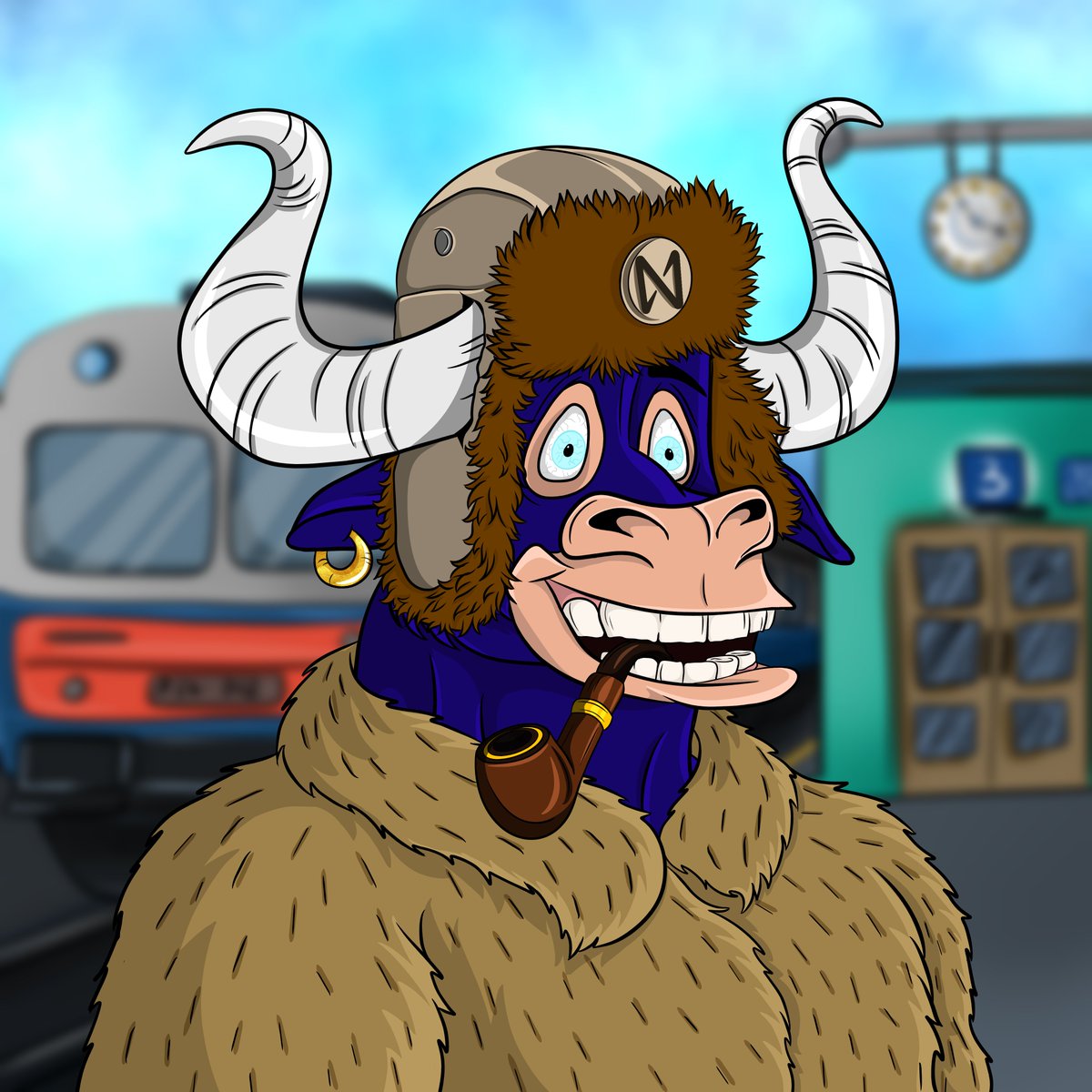 BullsNear's tweet photo. honorary @NEARmaverick 

Let’s  meet and greet our Benjamin. He is on the way to an unforgettable adventure. And yes he will visit our new friend @NEARmaverick 

#NEARnft #NEARProtocol https://t.co/LUoeqUEuOn