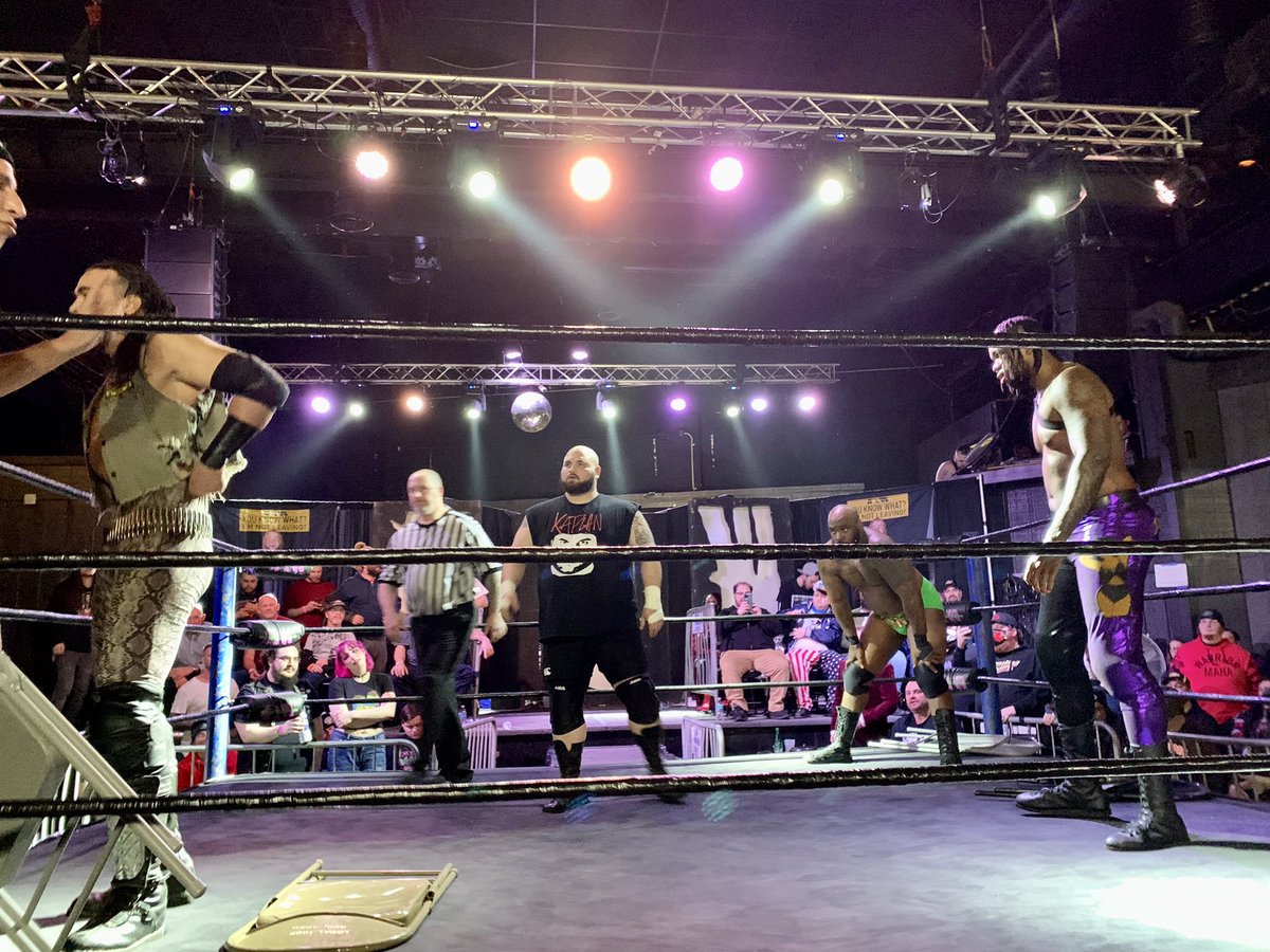 IsaiahBroner's tweet photo. Wild night at the office
Full @aiwrestling #AIWNOT show up now on @indiewrestling https://t.co/vc1HgLVD65