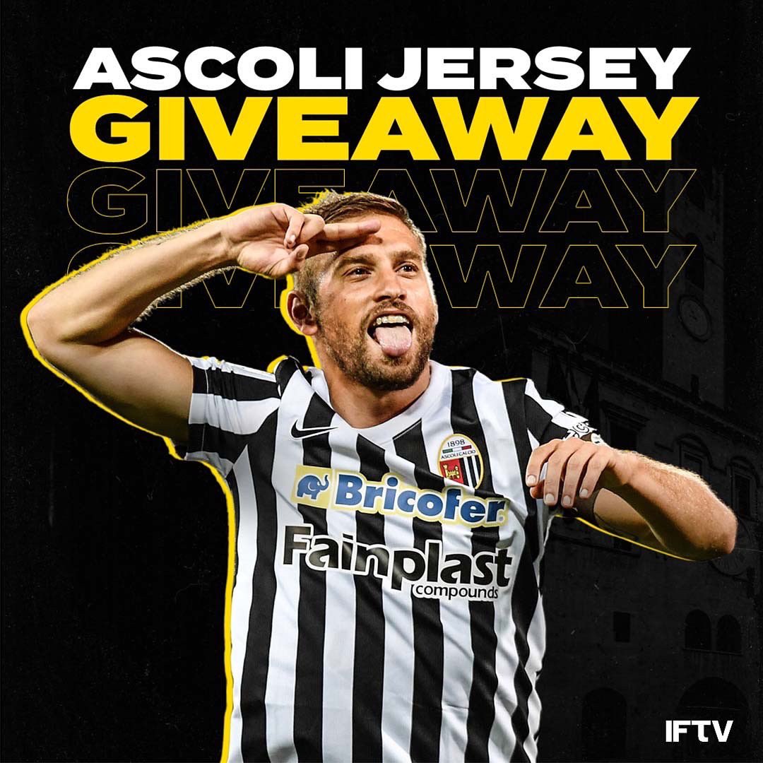 IFTVofficial's tweet photo. JERSEY GIVEAWAY 🚨 

Ascoli take on Benevento tomorrow so the giveaway continues.

We're giving away a personalized jersey for every point Ascoli get this season in Serie B

TO ENTER:

1. Follow @ascolicalciofc 
2. RT this post
3. Reply your size

We will DM the winners 📲 https://t.co/x7MW2RUxbj