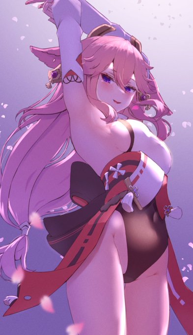 【🍣八重神子 祝実装 衣装軽量版】
#原神 #GenshinImapct 