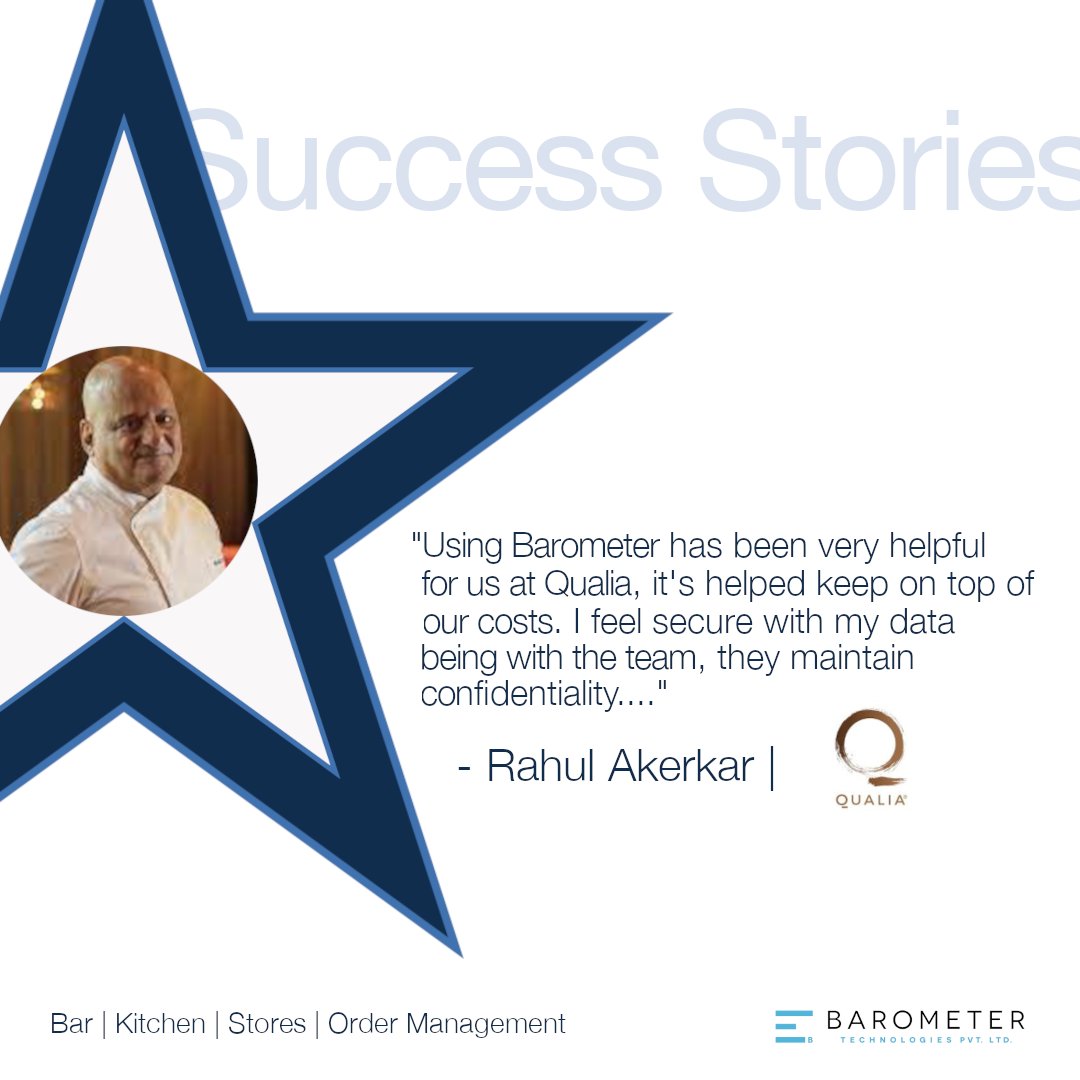 BarometerTech's tweet photo. A review from the owner of Qualia, @rahulakerkar on his experience with Barometer. https://t.co/TqMh8dG1tM