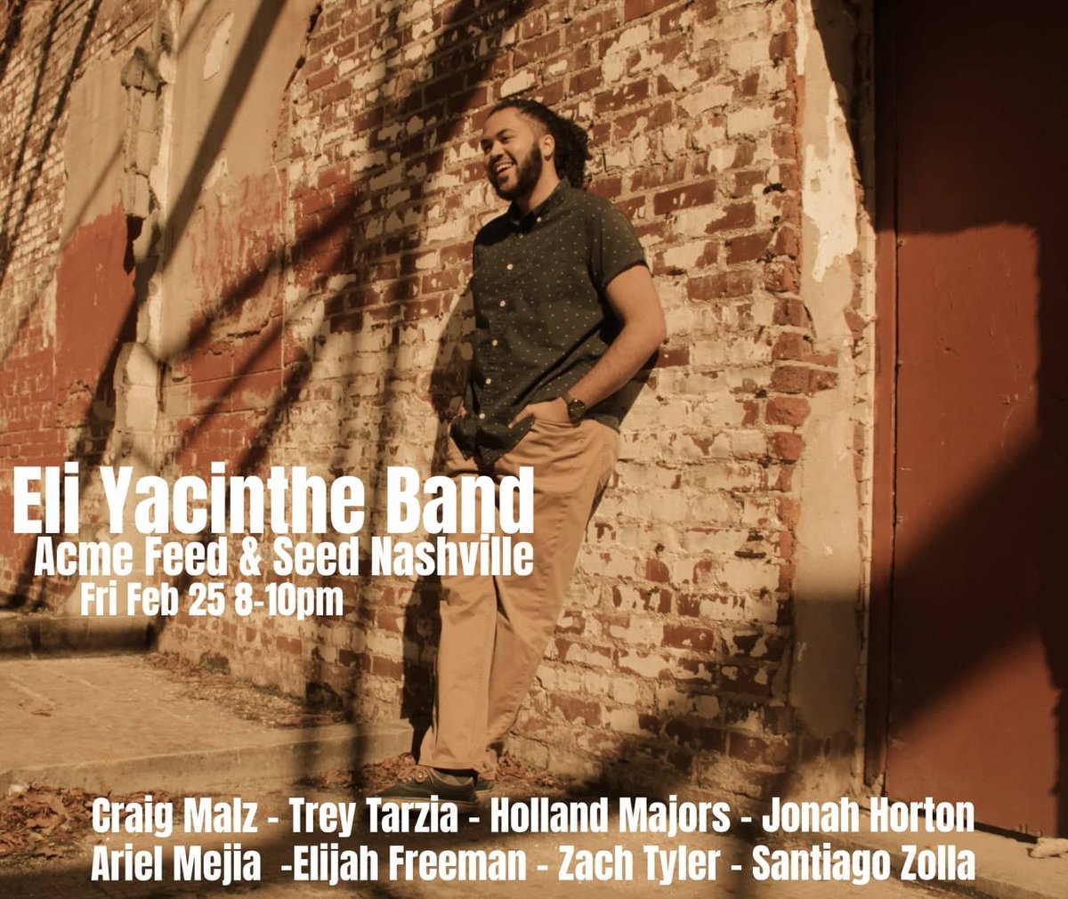 The full band is coming to Nashville!
 Friday, Feb. 25 <a href="/AcmeNashville/">Acme Feed & Seed</a> 

#nashville #music