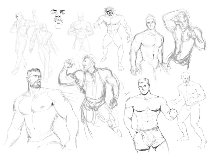 used this as an excuse to put together a small collage of forgotten sketches and drafts that didn't (or have yet to?) go anywhere https://t.co/gGcW3hJ82H 