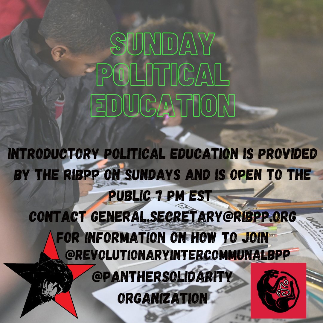 Revolutionary Intercommunal Black Panther Party tweet media