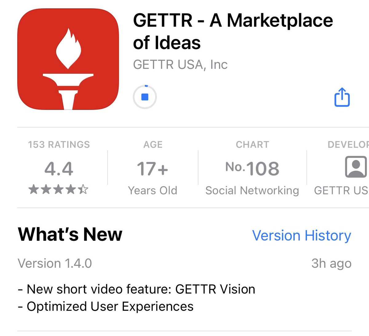 ExistCafe2021's tweet photo. 战友们盖特有更新了🎈🎈🎈
GETTR Vision😍😍😍
#GETTR #GETTRVision https://t.co/K6EHIFDoAF