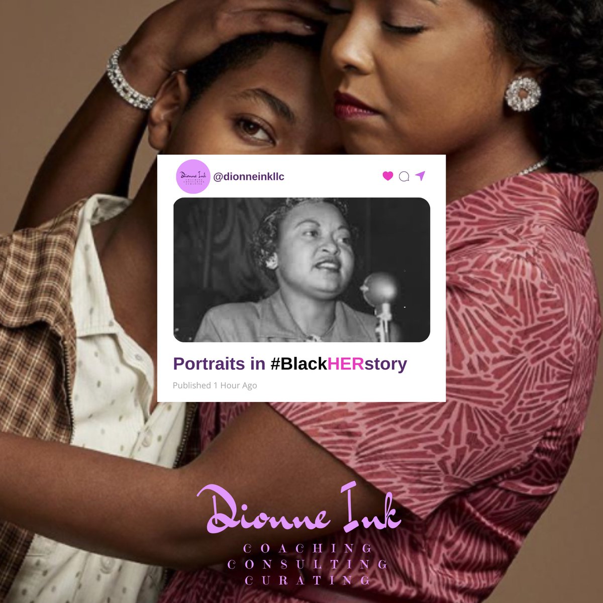 DionneInkLLC's tweet photo. 🗓 Day 15: #IAmBlackHistory 
We are grateful for the Black women educational leadHERs that have paved the way for us❕

💎 Mamie Elizabeth Till-Mobley💎 
Learn more 🎥: https://t.co/MVJG50kx3h

@leaders_black @wocedchat 
#BlackHistoryMonth  #PortraitsInBlackHERstory #DionneInk https://t.co/hfhLg5CdlL