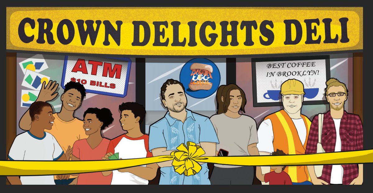 BodegaGame's tweet photo. 📢Crown Delights Deli is hours away from opening!

At 10am EST / 7am PST tomorrow morning, the game will be available on Steam. (Link is in bio!) Make sure you have it wishlisted so you can be the first in line to experience it. 

See you then!🙌
#gamedev #indiedev #gaming https://t.co/d24tTo2Ikr