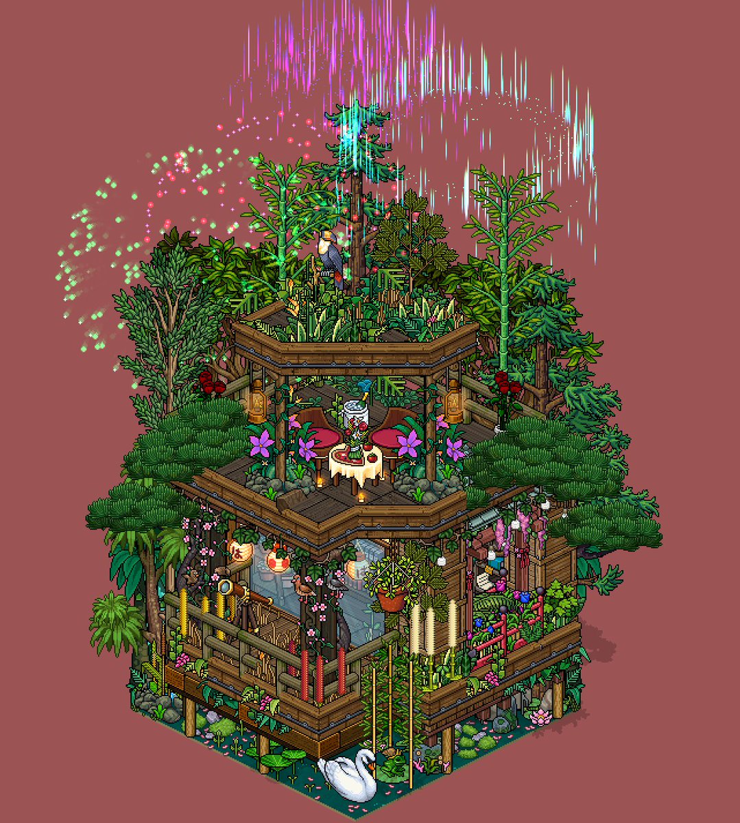 ® Paradisiacal corner for Valentine’s Day.