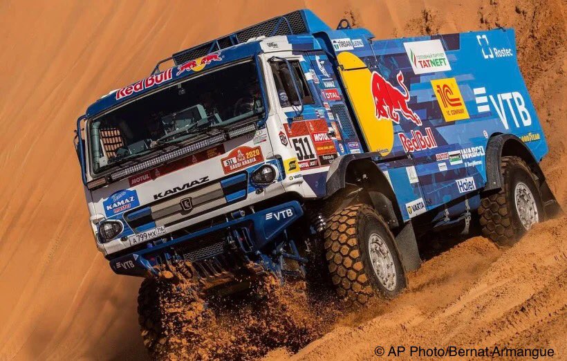RusEmbSriLanka's tweet photo. 🗓On February 16, 1976, the first #KAMAZ truck rolled off the assembly line

🚛One of the most reliable &amp; popular trucks in the world
🚚Over 2,3 mln lorries have been produced
🚛Operated in over 80 countries
🚚#KamazMaster has won the truck category of the #Dakar Rally 19 times https://t.co/8bXxoH0rWz