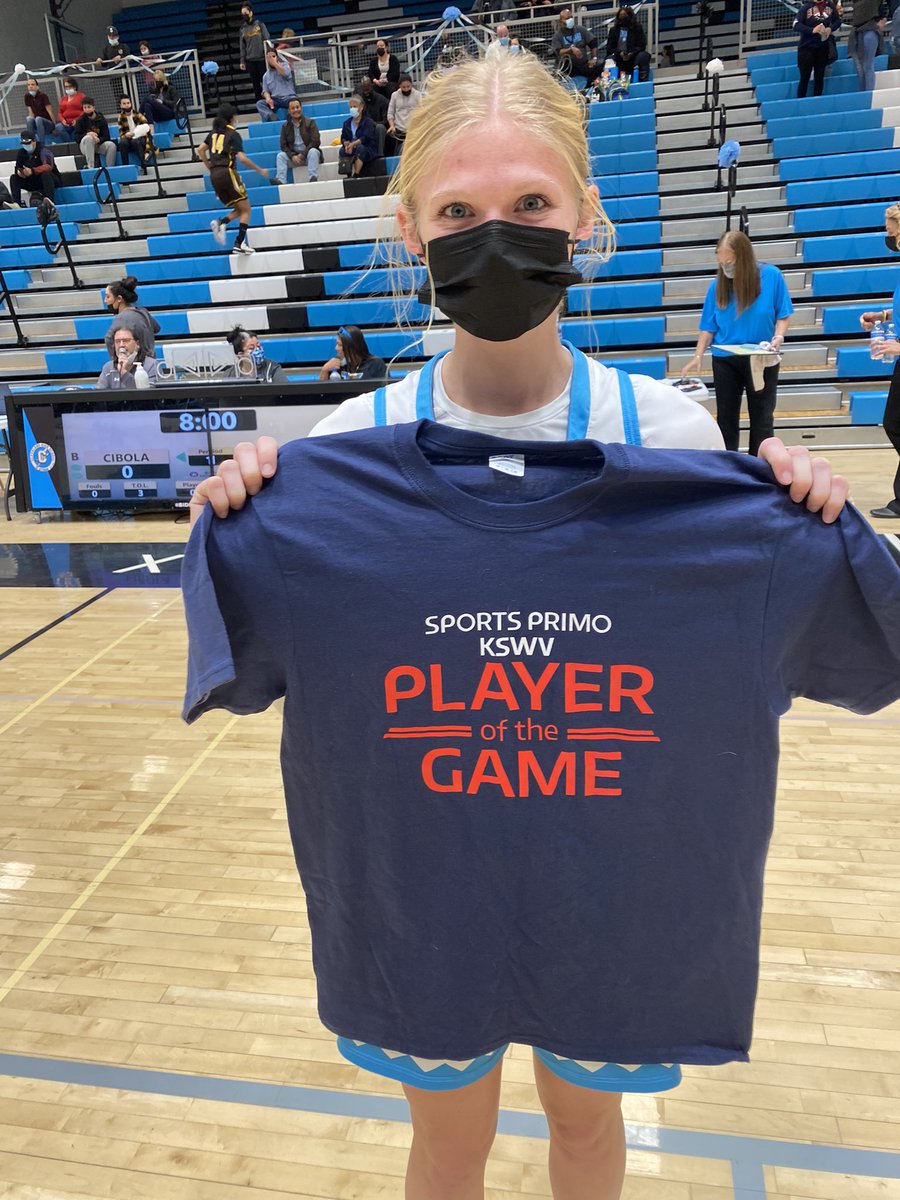 Congratulations to the NMAquaSeal.com Sports Primo Player of the Game @VSCHS_Storm Brenna Wolfe! @AdamDiehl15 @KSWVradio