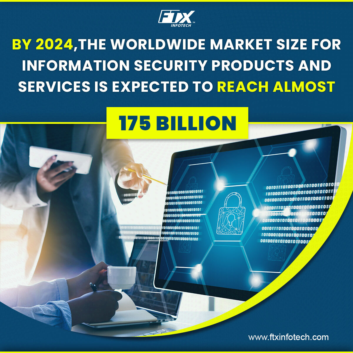 FasTraxInfotech's tweet image. The information security industry is one of the fastest-growing industries in today's world. The expected global market size for these products and services will reach almost 175 billion by 2024.

#IndustryInsight #informationsecurityproducts #FasTraxInfotech #FTxInfotech