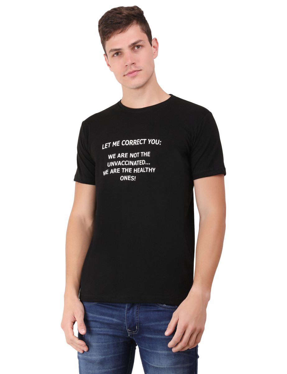 pride_creation's tweet photo. Let Me Correct You: We Are Not The Unvaccinated… We Are The Healthy Ones! Authentic Cotton Black T-Shirt

Take a Look; https://t.co/cUmqHFWNI2

Contact us:

Email: support@americanpridecreation.com
Phone: 8135 240 670

#TShirt #AmericanPrideCreation https://t.co/ENjrlUAYmQ