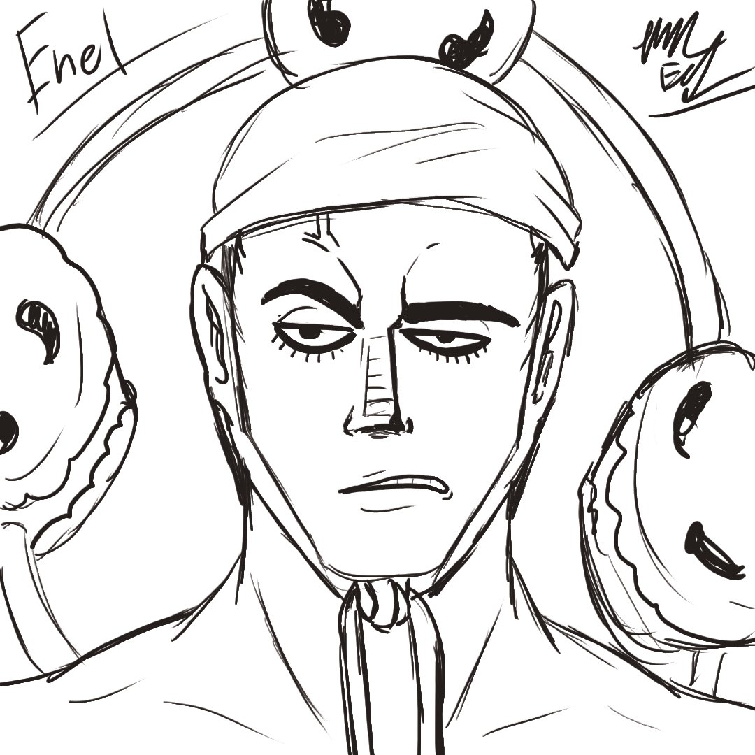 CapButterBuns's tweet photo. Some fun little sketches/doodles before bed. Wanted to try my hand at some characters I don't normally draw.

(My fav has to be either Franky or Enel.)
#franky #enel #corazon #paulie https://t.co/SBupjszzjx