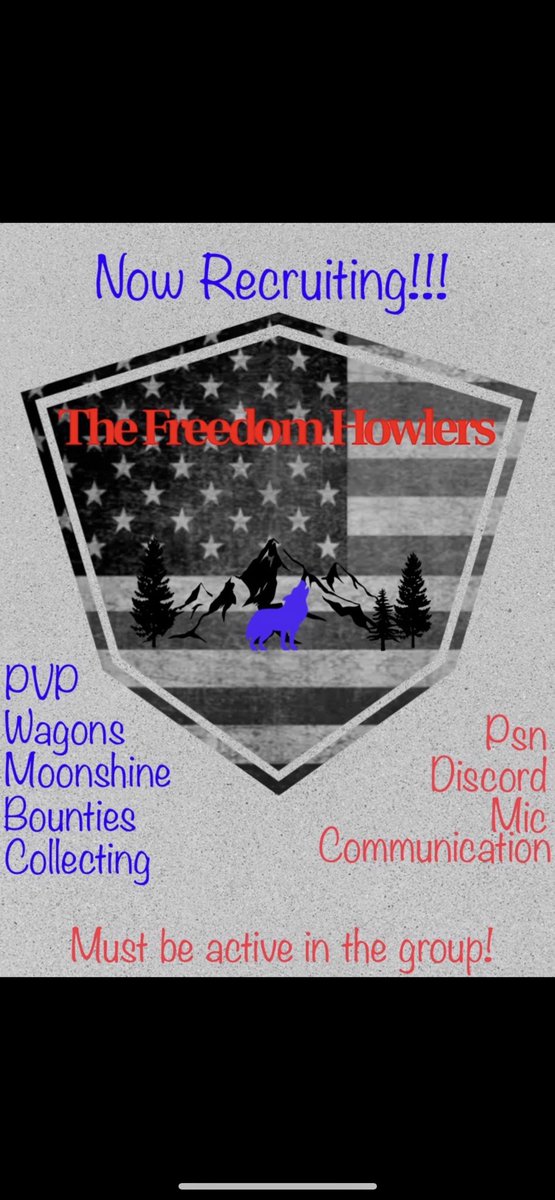 FreedomHowlers's tweet image. Join today! #RedDeadOnline