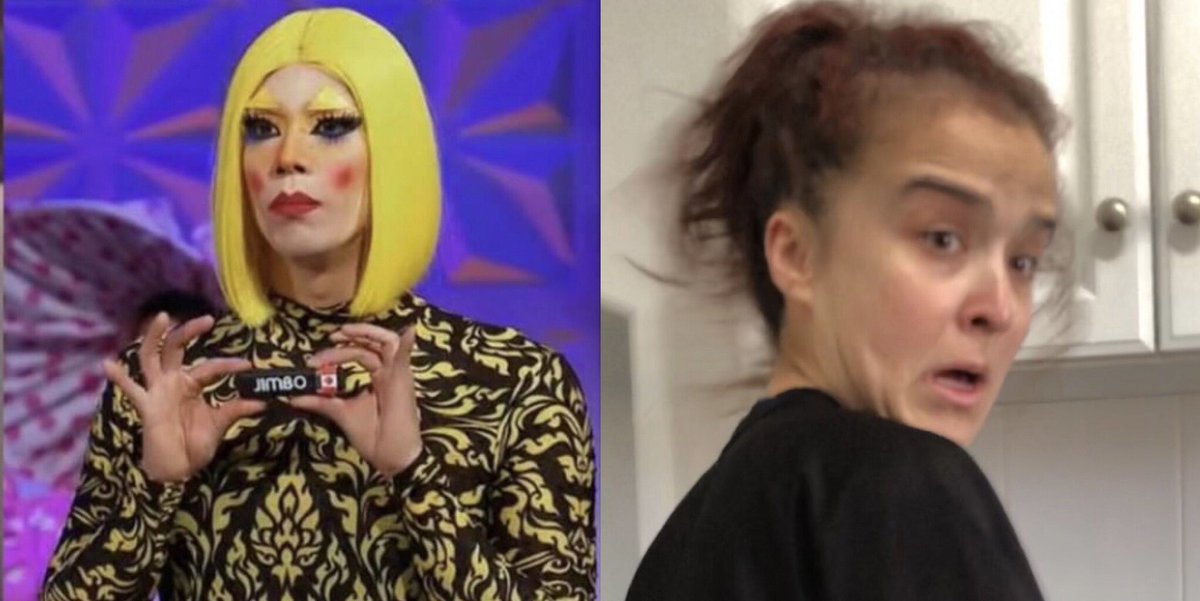 TonoHidalgo's tweet photo. Say what the f***k?!? #DragRaceUK #UKvsTheWorld #DragRace #JimboWasRobbed 🤡 https://t.co/gwrLjwAGAs