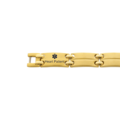 ElegantMedAlert's tweet photo. Husband absolutely loves the men's bracelet... Sharon B. from New York
Sabona Gold Magnetic Medical ID Bracelet - HEART PATIENT
SHOP NOW: https://t.co/PndqQSVvNT https://t.co/PD73r3hwRh