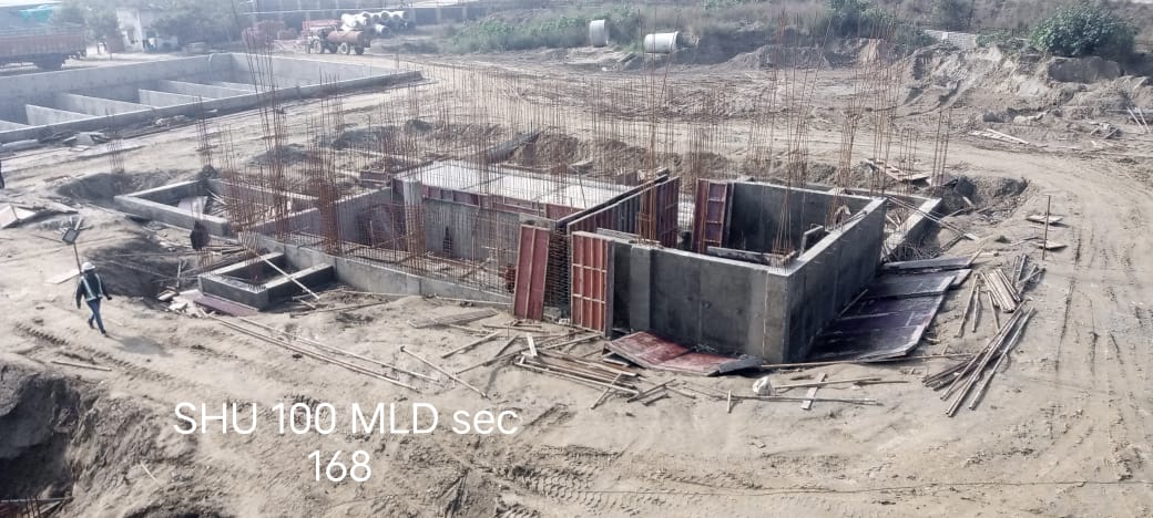CeoNoida's tweet photo. .@noida_authority is working on the development of STP ( capacity 100 MLD) in sec-168. This multi-crore project is near completion. It will be a big step towards effective sewerage disposal of developing areas and improving sanitary standards of  Noida.
#NoidaAtWork https://t.co/OpEo92cs54