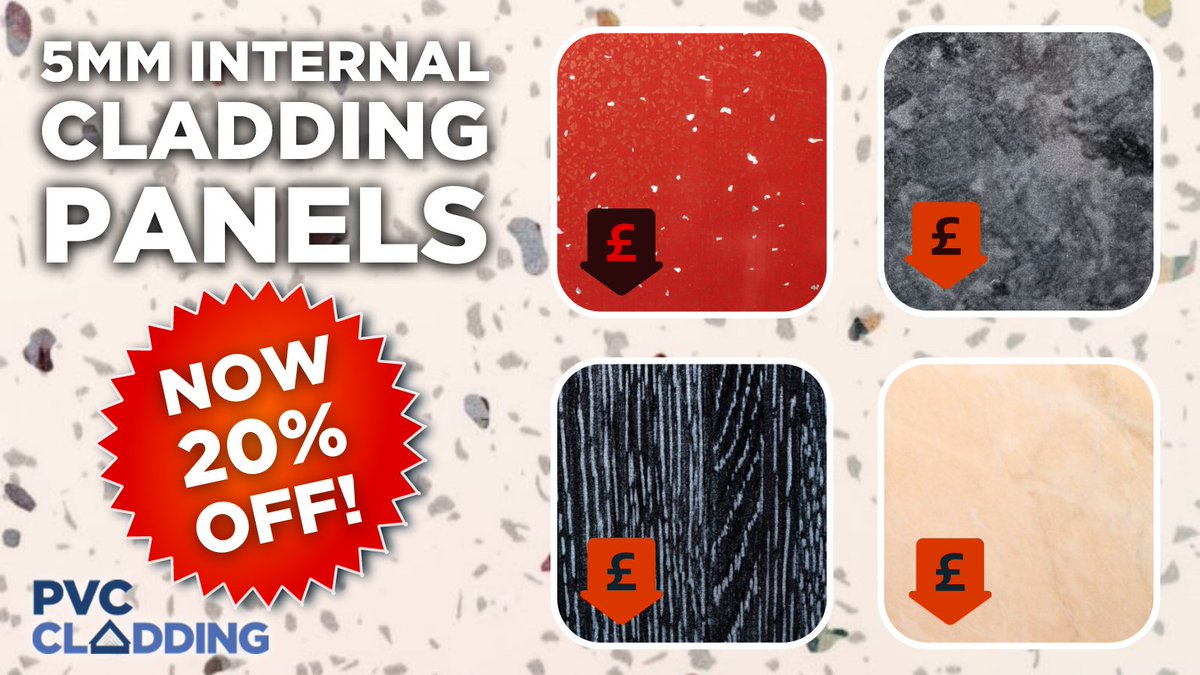 PBSLGroup's tweet image. We&apos;re currently offering 20% off selected kitchen and bathroom #InternalCladding from Storm!

These lines are soon to be discontinued, so shop now &amp;amp; save before they&apos;re gone! &amp;gt;&amp;gt; pvccladding.com/discounted-pvc…